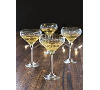 Mikasa Cheers Champagne Saucers - Set Of 4 Clear