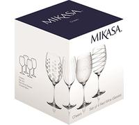 Mikasa Cheers Set Of 4 Red Wine Glasses