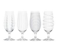 Mikasa Cheers Set of 4 Beer Glasses 480ml White