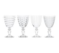 Mikasa Cheers Set Of 4 Glass Goblets