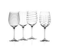 Mikasa Cheers Set Of 4 White Wine Glasses