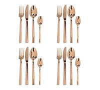 Mikasa Copper 16 Piece Cutlery Set, Boxed