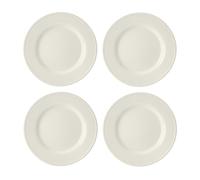 Mikasa Cranborne Stoneware Side Plates Set Of 4 21cm Cream