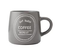 MIKASA Eat Sleep Coffee Repeat 400ml Mug