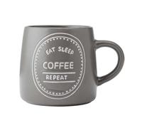 MIKASA Eat Sleep Coffee Repeat 400ml Mug