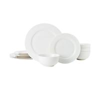 Mikasa Egret 12-piece China Dinner Set White
