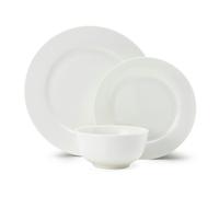 Mikasa Egret 12-piece China Dinner Set, White, White