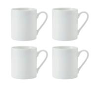 Mikasa Egret China Mugs, Set of 4, 380ml, White - White - Bone China - Mug