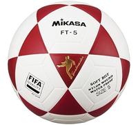 MIKASA FT-5 FIFA Ball, Adult Unisex, White/Red (Multicolor)