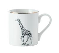 Mikasa Giraffe Straight-Sided Porcelain Mug, 280ml in White Mikasa White