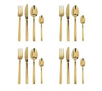 Mikasa Gold 16 Piece Cutlery Set, Boxed