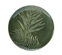 Mikasa Jardin Stoneware Round Serving Platter, 35.5Cm, Green, White