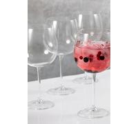 Mikasa Jules Set of 4 Crystal Gin Glasses, 665ml, Gift Boxed in Clear Mikasa Clear