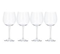 MIKASA Julie Luxury Crystal Copa Gin Balloon Glasses, 665 ml, Clear, Set of 4