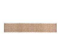 Mikasa Jute Woven Table Runner, Beige Table Runner for Relaxed Dining, 230 x 33cm | Protective Table Covering with Frayed Detailing