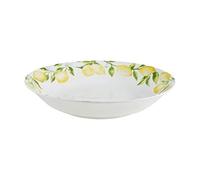 Mikasa Lemons Bone China Lightweight Chip Resistant Serving Bowl, 10-Inch, Multicolored