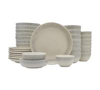 Mikasa Logan Grey 32 Piece Dinnerware Set, Service for 8