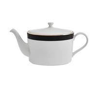 Mikasa Luxe Deco 4-cup China Teapot, 1.1L, White, White