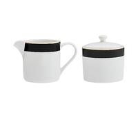 MIKASA Luxe Deco 2pc Sugar & Creamer Set, Gift Boxed