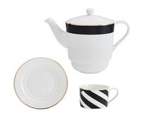 Mikasa Luxe Deco Fine China Tea for One, 500ml, Gift Boxed