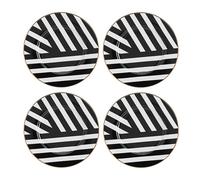 MIKASA Luxe Deco 4pc Fine China Side Plate Set, 21cm, Gift Boxed