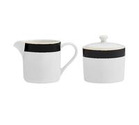 Mikasa Luxe Deco Sugar Pot & Creamer Set Gold