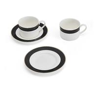 Mikasa Luxe Deco Tea Cup 2 Piece Set Gold