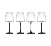 Mikasa Palermo Crystal White Wine Glasses, Set of 4, 400ml - Clear - Crystal Glass - Wine Glasses