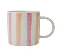 MIKASA Pink & Red Stripe 380ml Mug