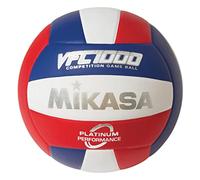 Mikasa Platinum Performance Volleyball, Red/White/Blue