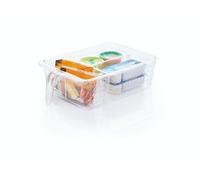 Mikasa Set of 2 Clear Fridge Storage Boxes Mikasa Clear