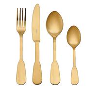 Mikasa Soho Gold 16 Piece Stainless Steel Cutlery Set Gold