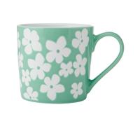 Mikasa Stoneware Mug, Blue Flower, 360ml, Labelled Mikasa Blue