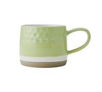 Mikasa Stoneware Mug, Textured Ombre Green, 320Ml, Labelled, Green