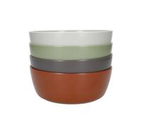 Mikasa Summer Set of 4 Recycled Plastic 16cm Bowls - Multicolour - Plastic - Bowls