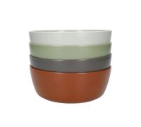 Mikasa Summer Set of 4 Recycled Plastic 16cm Bowls - Multicolour - Plastic - Bowls