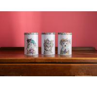 Mikasa Tipperleyhill 3pc Storage Canister Set, Each Tin 1L, 10 x 15cm