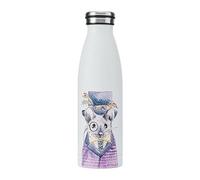 MIKASA Tipperleyhill Double-Walled Stainless Steel Bottle, 500ml Vacuum-Insulated Drinks Bottle Keeps Drinks Cold and Hot, BPA-Free Stainless Steel Hydration Bottle with Mouse Print