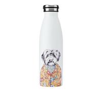 MIKASA Tipperleyhill Double-Walled Stainless Steel Bottle, 500ml Vacuum-Insulated Drinks Bottle Keeps Drinks Cold and Hot, BPA-Free Stainless Steel Hydration Bottle with Cockapoo Print