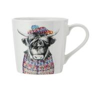 Mikasa Tipperleyhill Highland Cow Print 380Ml Mug