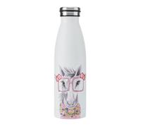 Mikasa Tipperleyhill Horse Double-Walled Stainless Steel Water Bottle, 500ml in White Mikasa White