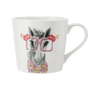 MIKASA TipperleyHill Fine China Mug, Horse Print Mug for Coffee and Tea, China Coffee Cup, 380ml, Horse Themed Collection, Ideal for Gifting