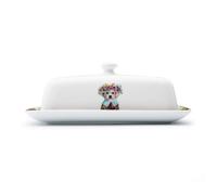 Mikasa Tipperleyhill Porcelain Butter Dish, Gift Boxed Mikasa Multicolor