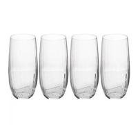 Mikasa Treviso 4-Piece Crystal Highball Glass Set, 400ml