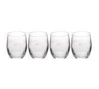 Mikasa Treviso Crystal Stemless Wine Glasses, Set Of 4, 350Ml, White