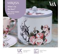 Mikasa and the V&A Alice In Wonderland Biscuit Tin - Blue - Metal - Biscuit Tin