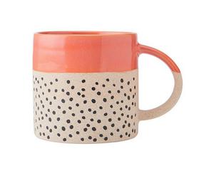 Mikasa Wax Resist Orange Glaze 390Ml Mug