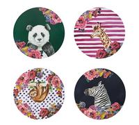 Wild at Heart Cork Round Placemats, Set of 4, 25cm Mikasa Multi One Size
