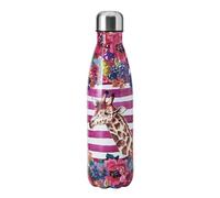 MIKASA Wild At Heart 500ml Water Bottle, Giraffe, Sleeved