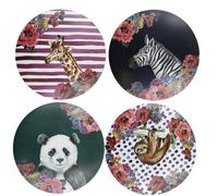 Mikasa Wild At Heart Cork Round Placemats, Set Of 4, 25Cm